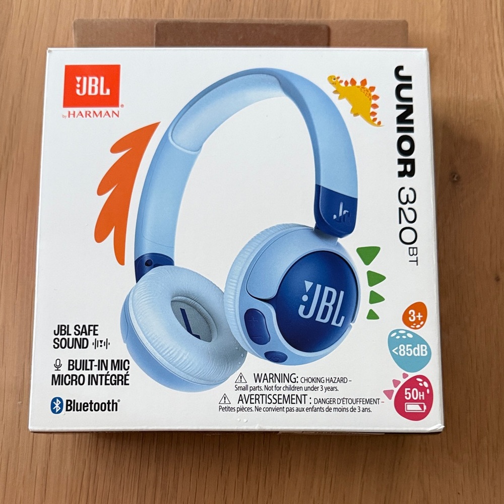 JBL Junior 320BT Kids' Blue Wireless Headphones